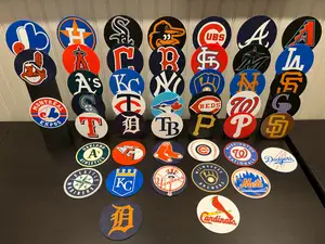 MLB Coasters and Standings stand