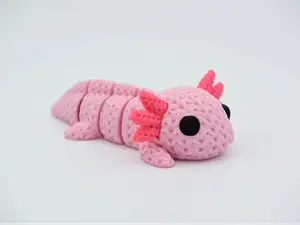 Knitted Articulated Axolotl