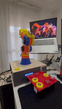 Braccio robotico stepper arduino