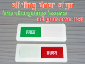 Sliding Door Sign