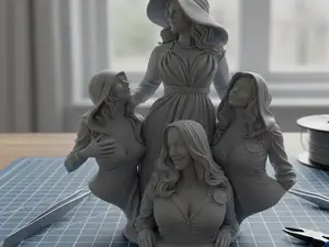 Dimitrescu family From Resident Evil 8 3D