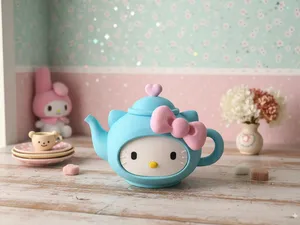 【萌趣茶会丨亲子互动】Hello Kitty 茶话会茶壶｜过家家&浇水两用 可单色打印