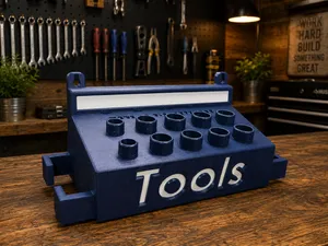 Wall-Mounted Tool Organizer | Storage Rack