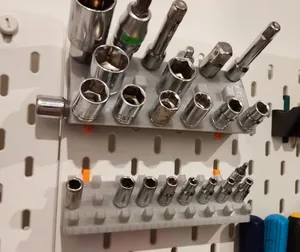 IKEA Skadis holders for socket sets 1/2 3/8 1/4