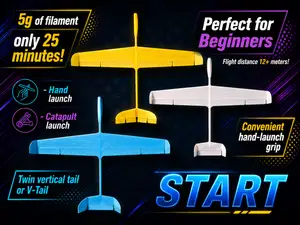 START agile mikroglider + model stand