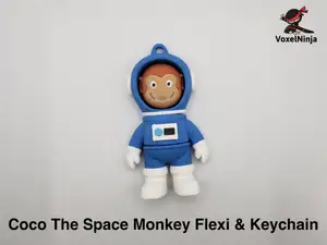 Coco The Space Monkey Flexi & Keychain