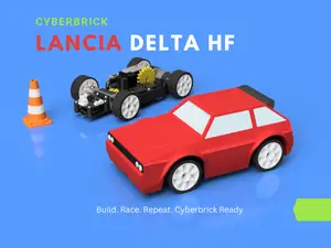 CyberBrick - Lancia Delta HF Integrale - Rally Car