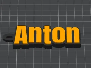 Schlüsselanhänger Name Anton