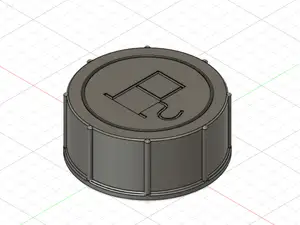 Lawn mower gas lid 45x3