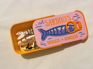 Sardines Jewellery Box Travel Case