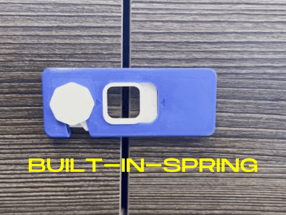 Baby Toddler Cabinet Lock v2 (Built in Spring)