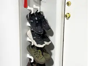 Wall-Mounted Shoe Hooks