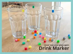 Drink Maker - Glass Clip - Ultra Fast Print
