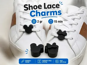 Shoe Lace Charms – Mickey Mouse & Minnie