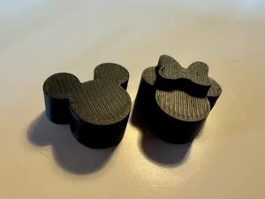 Shoe Lace Charms – Mickey Mouse & Minnie