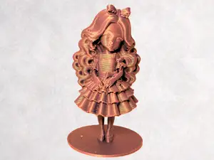 Cute Girl Pocket Doll Figurine
