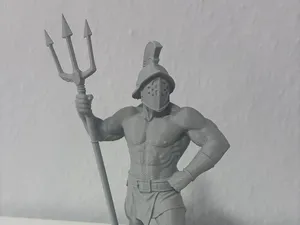 Gladiator mit Dreizack