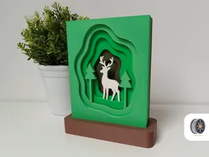 Whispers of the Woodland | A Modern Forest Diorama