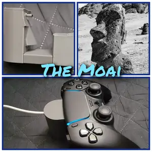 The Moai - PS5 Controller Stand and Charging Dock