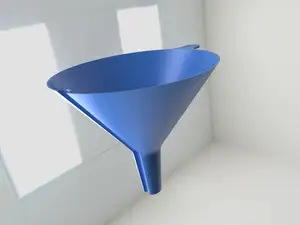 Air escape funnel with handle