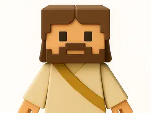 Minecraft-Style Mini Jesus