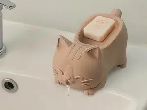 萌猫沥水肥皂盒