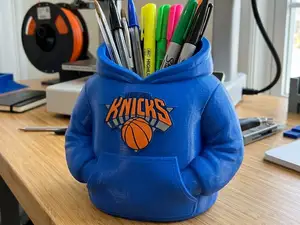 NEW YORK KNICKS HOODIE PEN HOLDER ORGANIZER