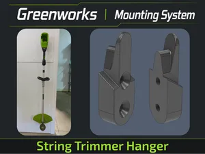 Greenworks String Trimmer Hanger | Wall Mount