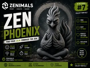 PHOENIX ZEN - ZENIMALS SERIES #07 - EASY TO PRINT