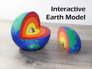 Interactive Earth Model with Layers