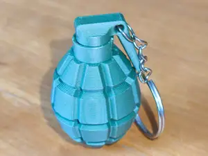 Solid Mini Grenade Keychain