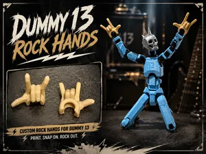 Dummy 13 Metal / Devil Rock Hands
