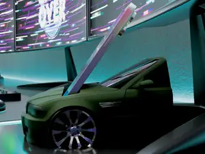 BMW M3 E46 Front Phone Stand