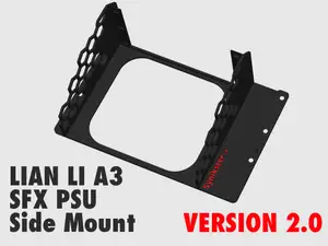 v2.0 - Lian Li A3 SFX Power Supply Side Case Mount