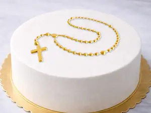 Rosary cake topper (First Holy Communion)