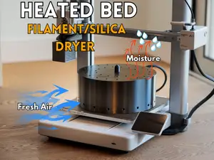 Heated Bed Filament/Silica Dryer (v2)