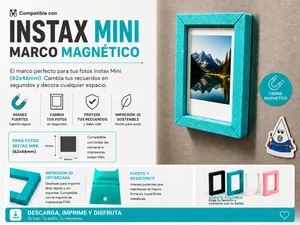 Marco Magnético para Instax Mini (62x46mm)