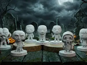 Horror Chibi Set With Base