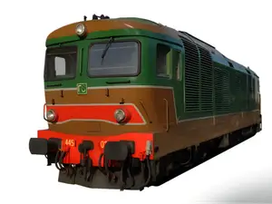 locomotiva storica FS D445