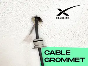 Starlink cable wall grommet