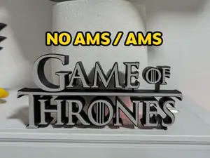Stacked Game of Thrones Logo / Sign (NO AMS/AMS)