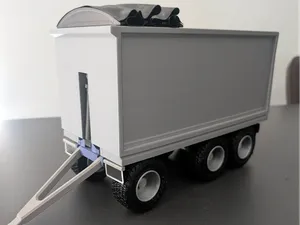 k200 tipper truck dog trailer