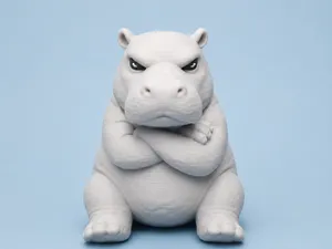 Grumpy Hippo