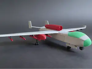 九天无人机_9天,全动拼接模型,1:40,大小长约410mm,翼展约625mm,起落架可折叠