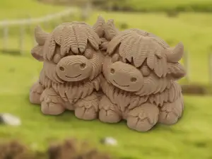 Kuschel-Yaks im Duo der Gluecksruhe