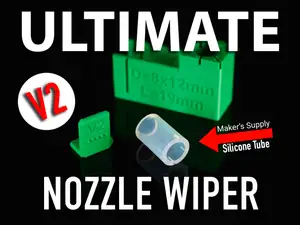 Ultimate Nozzle Wiper V2 for X1C P1S P1