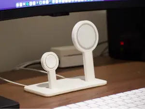 Sleek Dual Charging Stand (iPhone + Apple Watch)