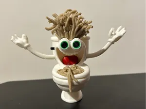 Articulated toy Spaghetti tualetti