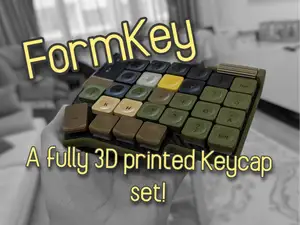 FormKey - A fully 3D Printed keycap set