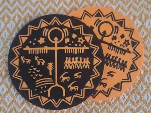 Tüngür (Shaman Drum) Untersetzer